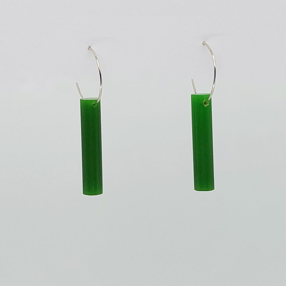 Jen Laracy - Earrings - Green - Hoop
