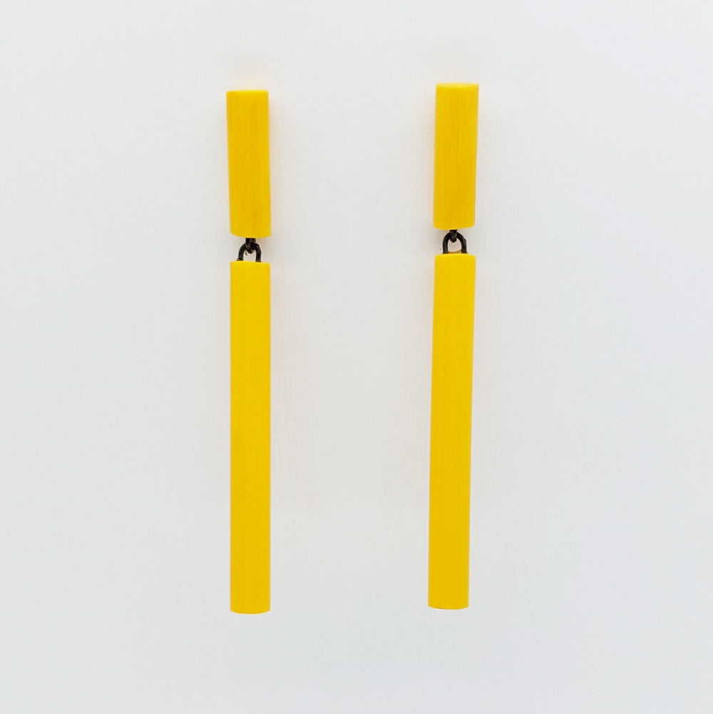 Jen Laracy - Earring - Yellow Stud