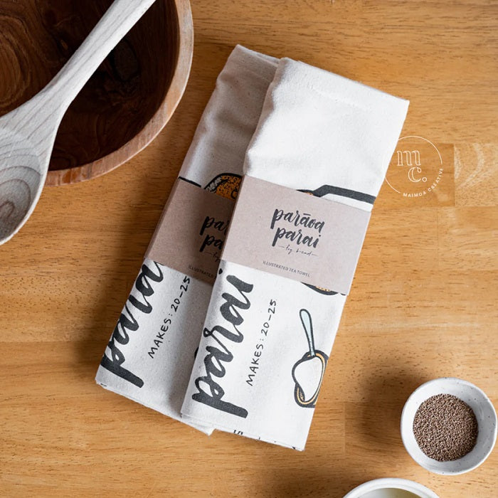 Maimoa Creative - Parāoa Parai Tea Towel