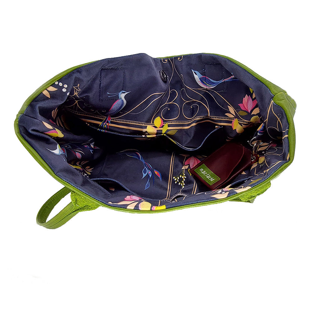 Marlarki Bag: Green Leather