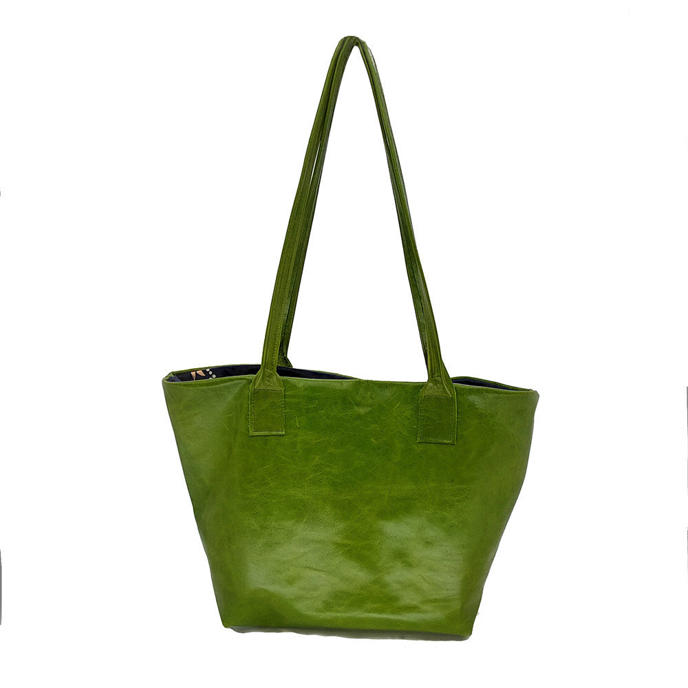 Marlarki Bag: Green Leather