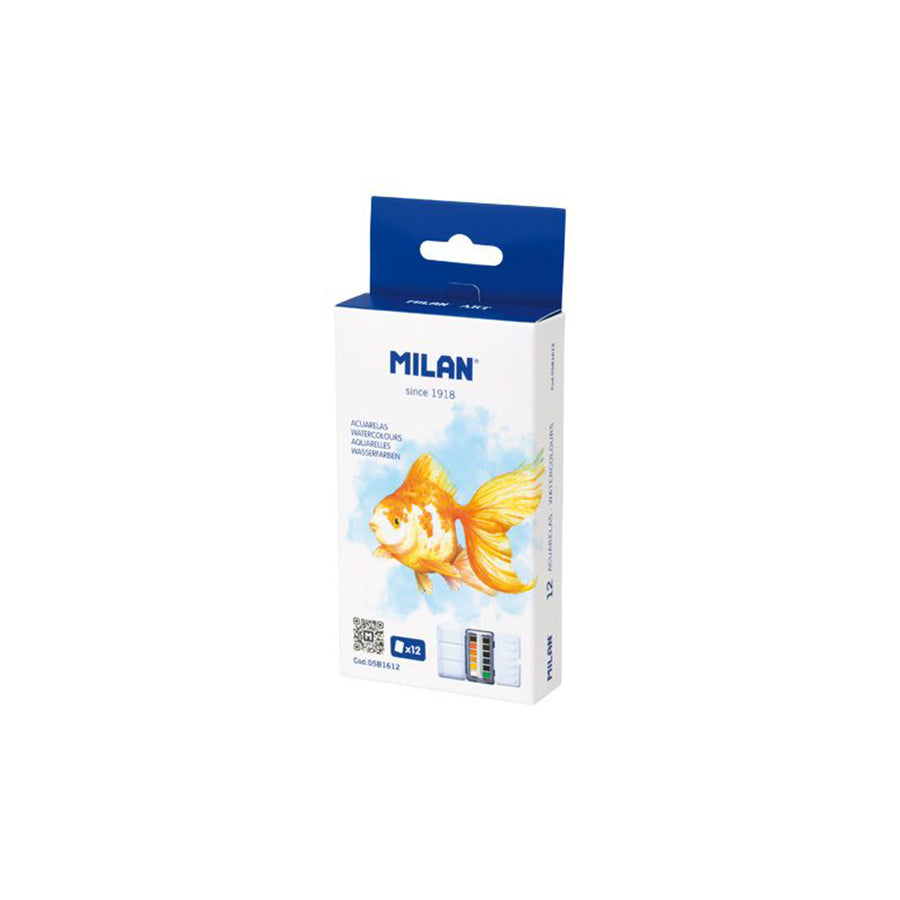 Milan - Watercolour Paint Set of 12