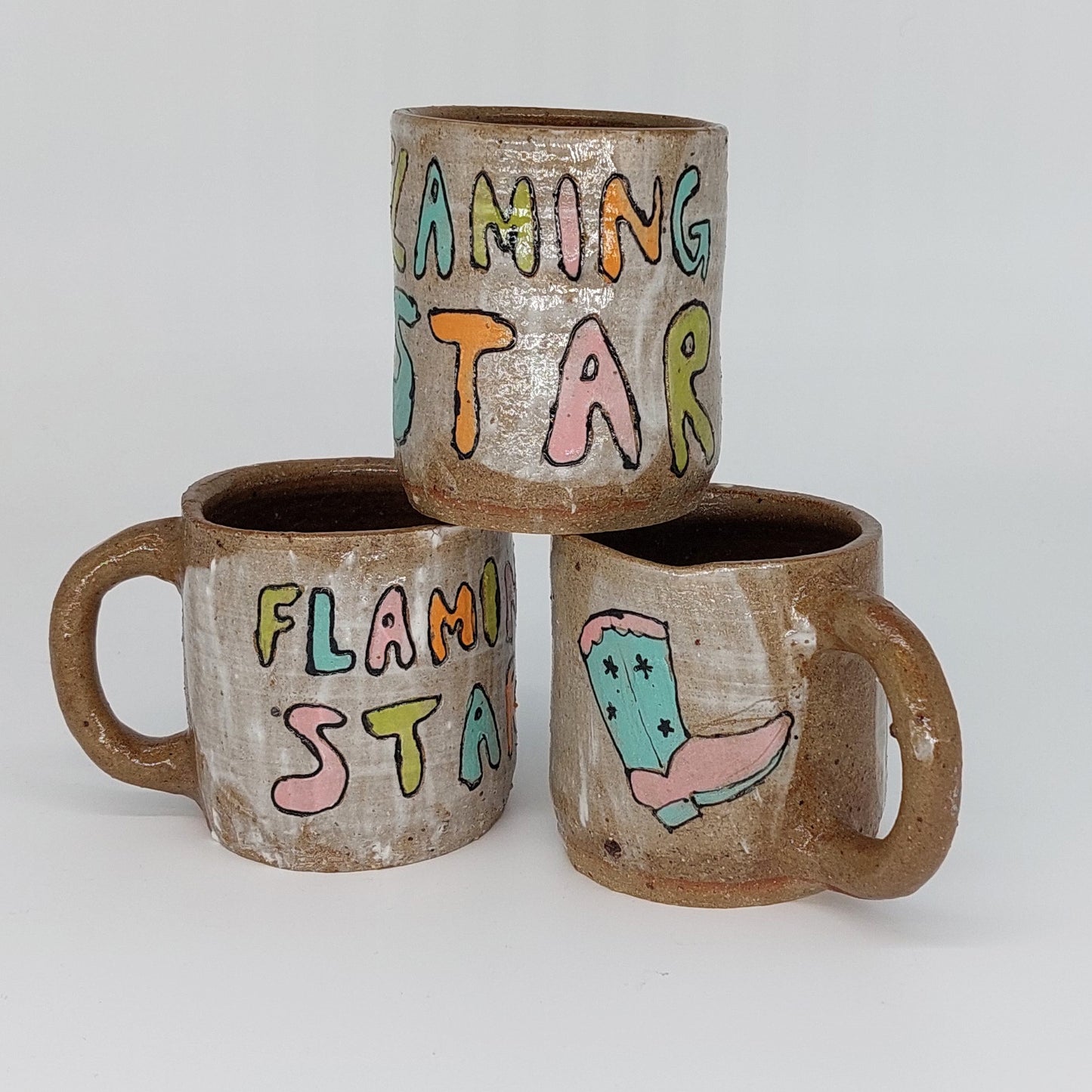 Flaming Star Mug - Boot