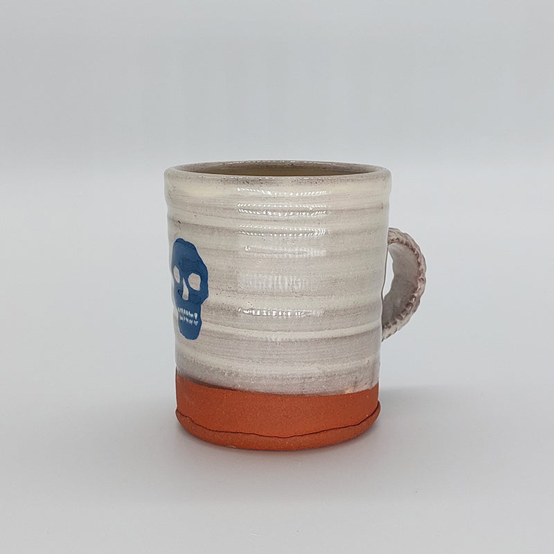 Paul Maseyk: Skull Mug - Blue