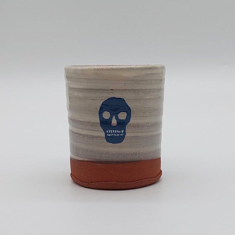 Paul Maseyk: Skull Mug - Blue