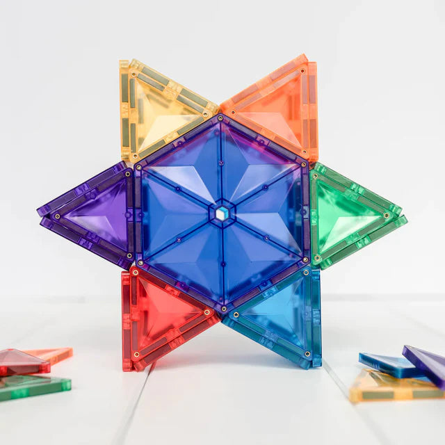 Connetix Tiles - Rainbow Geometry - 30 Pack