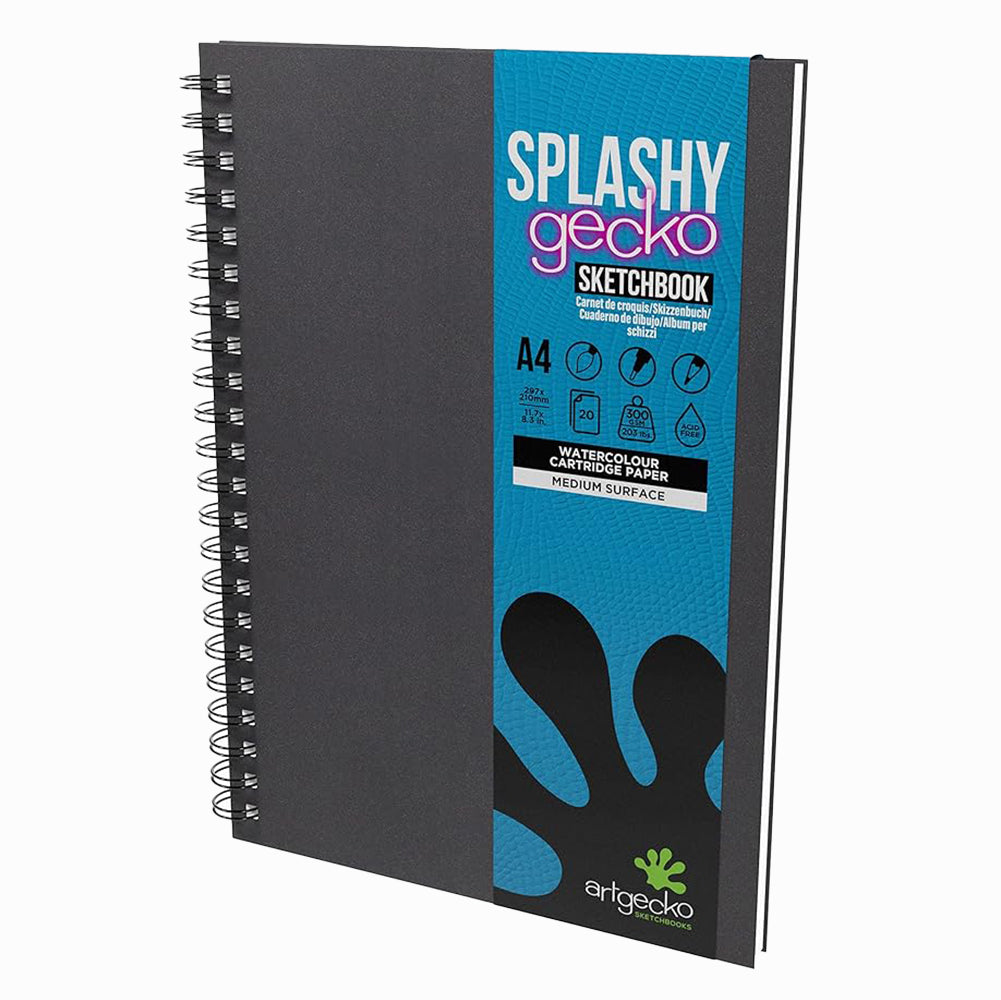 Artgecko - Splashy Sketchbook A4