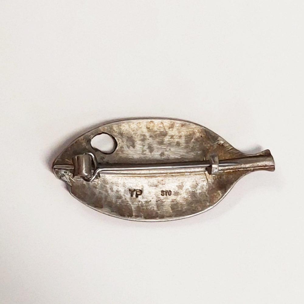 Pohutukawa Leaf Brooch