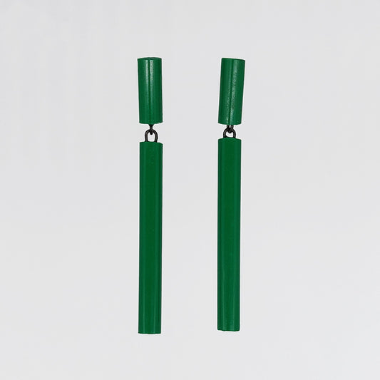 Earrings - Green - Stud