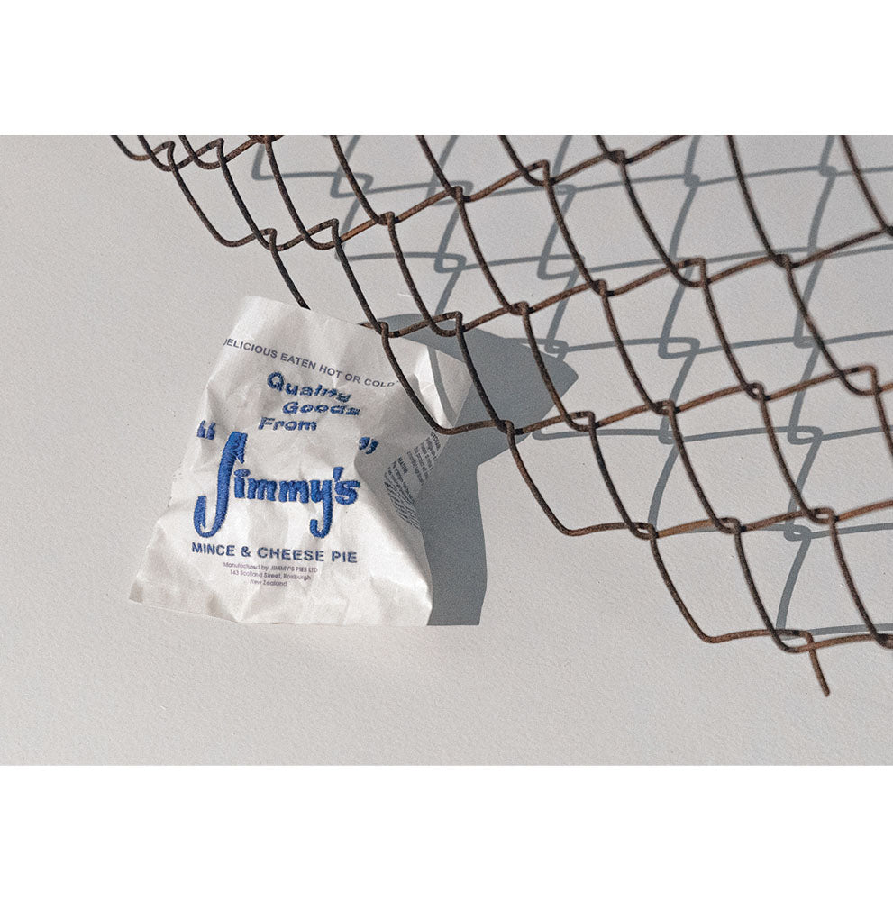 Jay Hurchinson- An old rusty fence and Jimmy's pie packet
