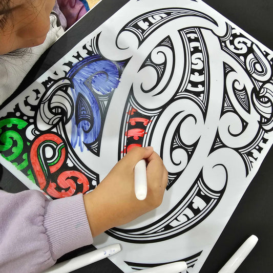 Koha Create - Washable Colouring Mat - Marama