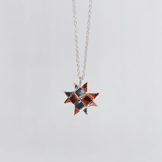 Whetū Necklace - Silver and Copper