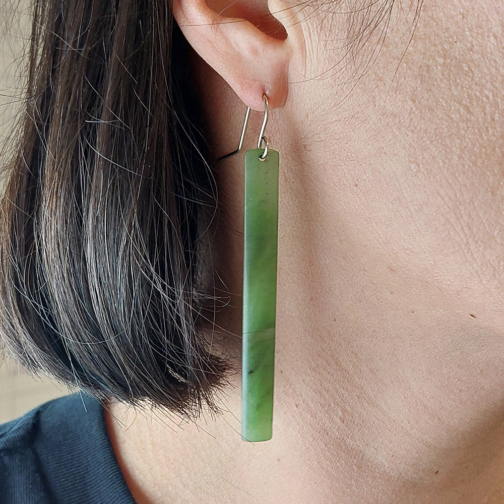 Pounamu Earrings - Long