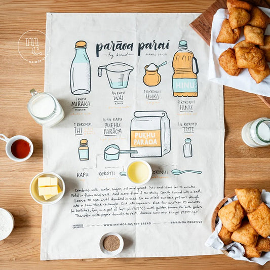 Maimoa Creative - Parāoa Parai Tea Towel