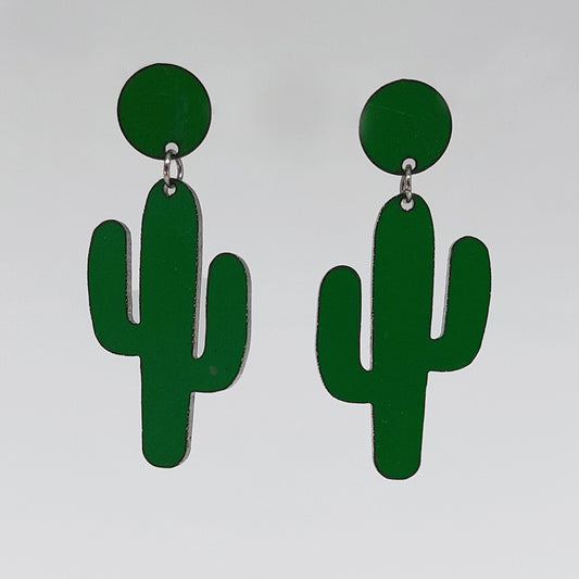 Cacti Earrings - Green