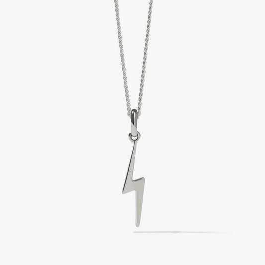 Nell x Meadowlark  - Lightning Bolt Necklace - Sterling Silver