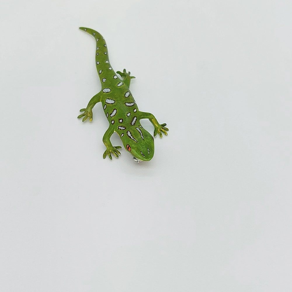 Gecko Brooch
